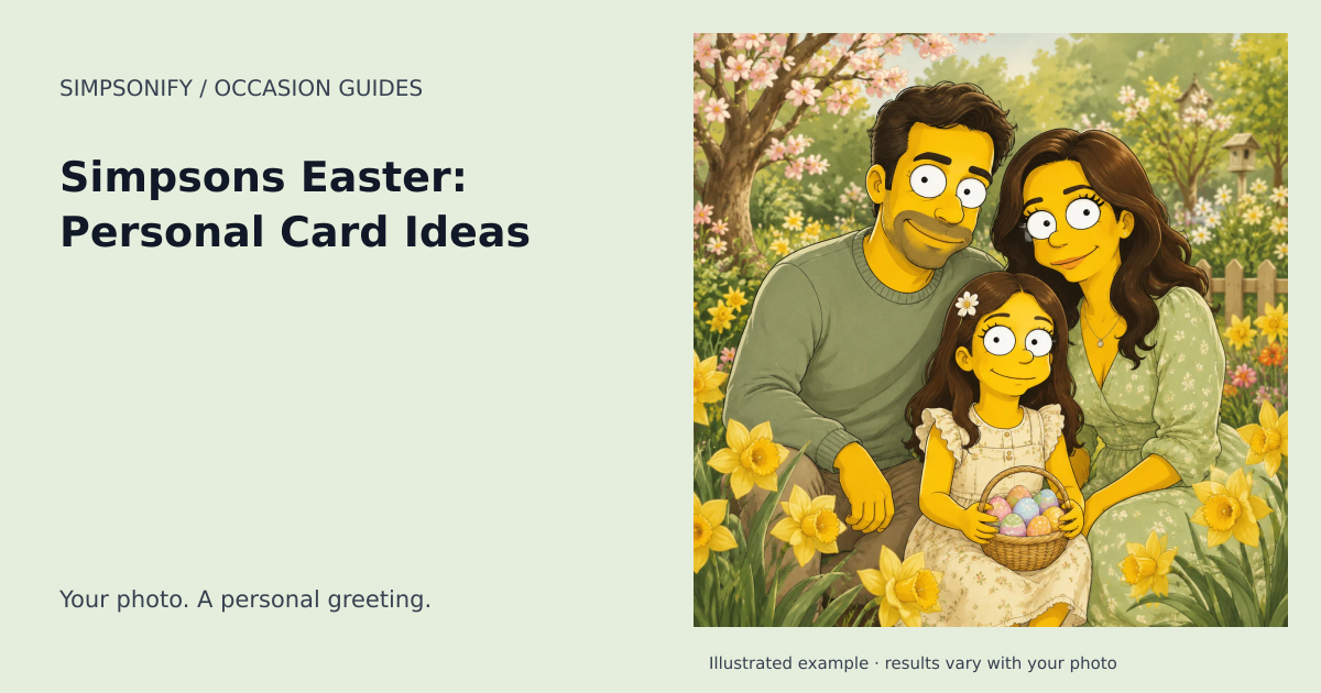 Guide cover: Simpsons Easter: Personal Card Ideas