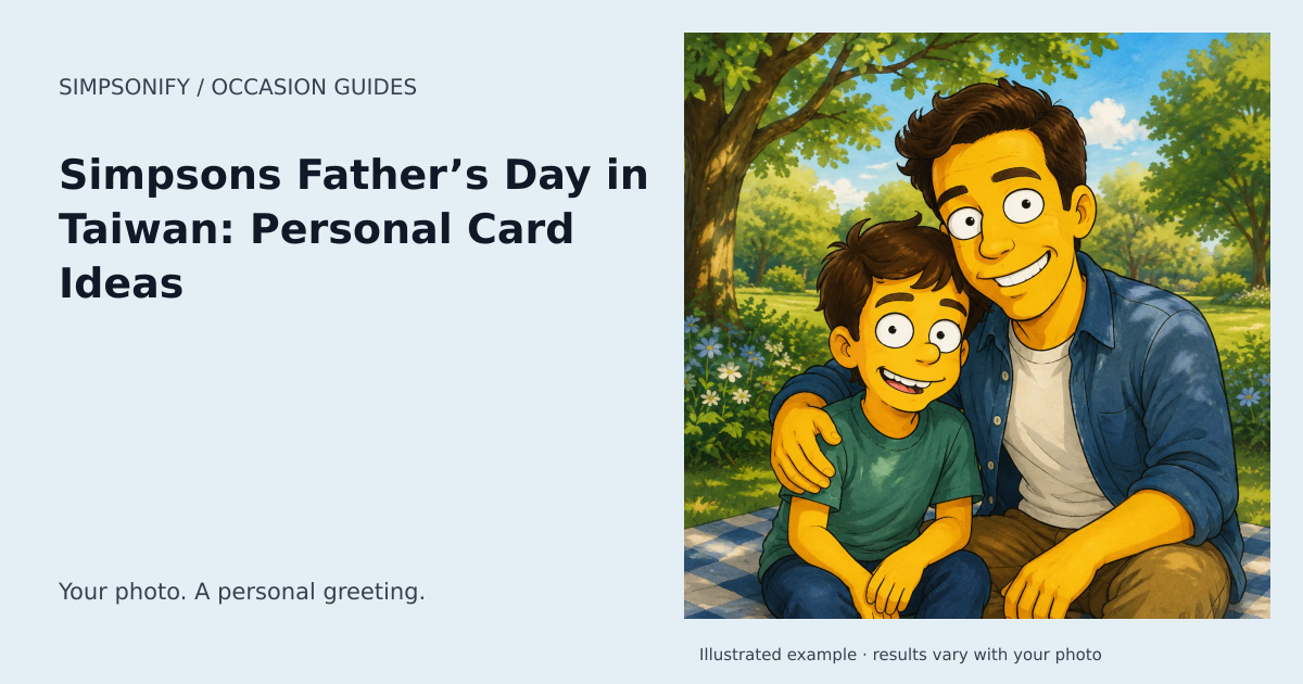 Guide cover: Simpsons Father’s Day in Taiwan: Personal Card Ideas