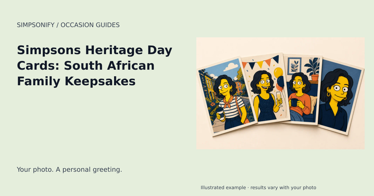 Guide cover: Simpsons Heritage Day Cards: South African Family Keepsakes