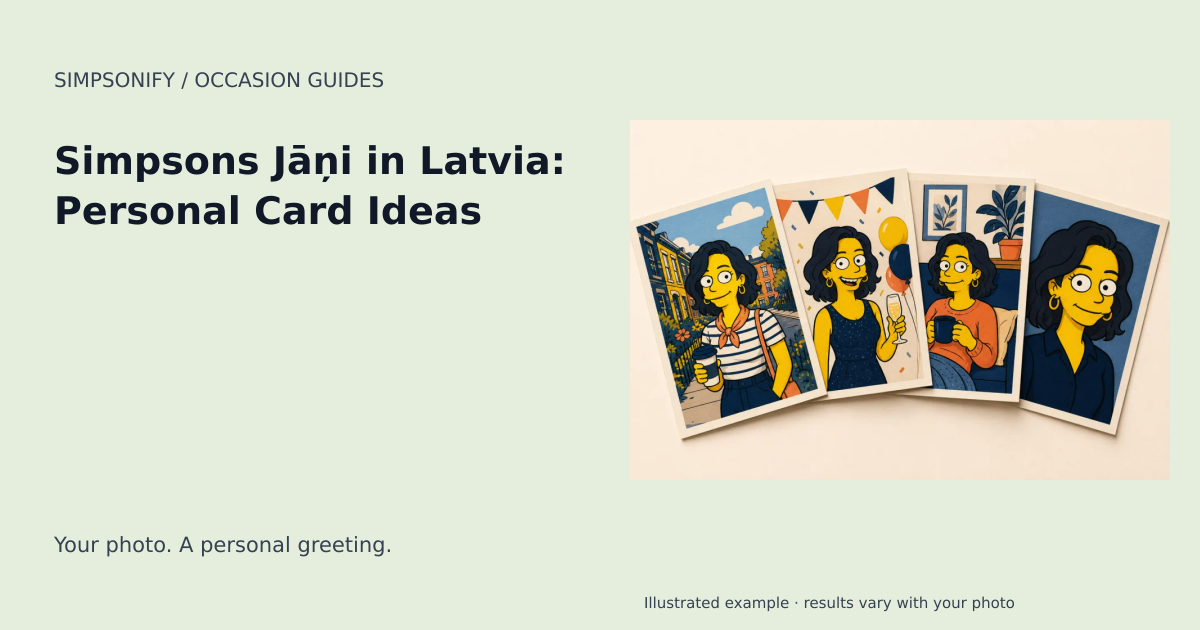 Guide cover: Simpsons Jāņi in Latvia: Personal Card Ideas