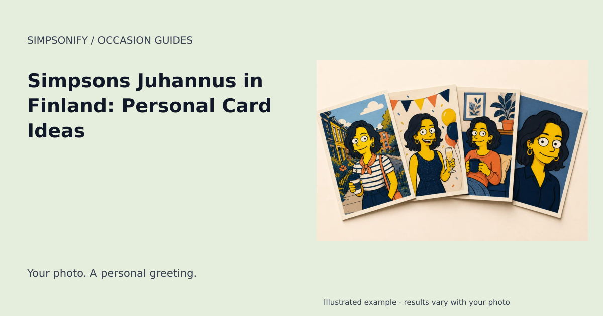 Guide cover: Simpsons Juhannus in Finland: Personal Card Ideas