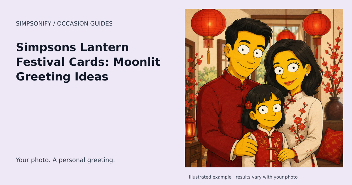 Guide cover: Simpsons Lantern Festival Cards: Moonlit Greeting Ideas