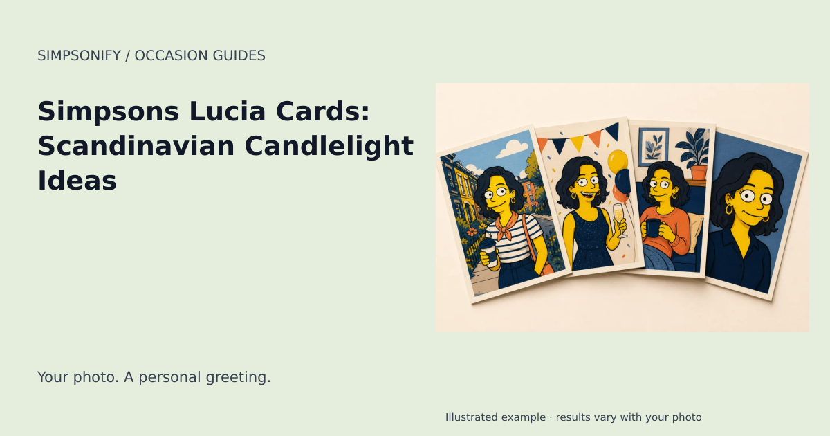 Guide cover: Simpsons Lucia Cards: Scandinavian Candlelight Ideas