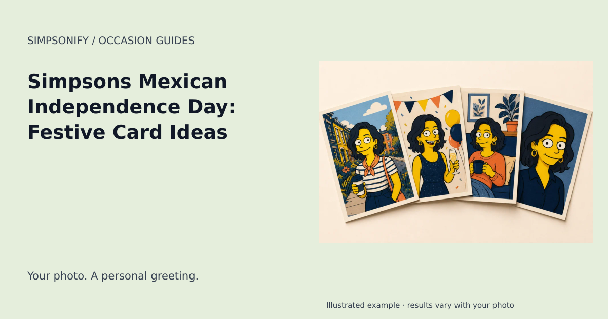 Guide cover: Simpsons Mexican Independence Day: Festive Card Ideas