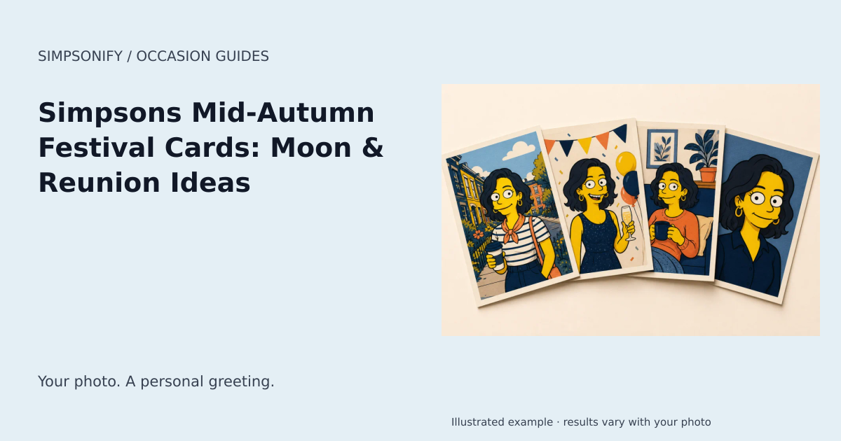 Guide cover: Simpsons Mid-Autumn Festival Cards: Moon & Reunion Ideas