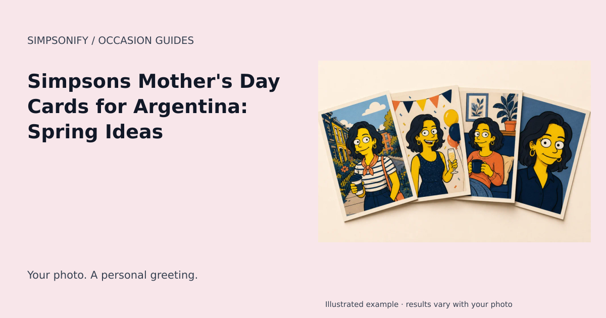 Guide cover: Simpsons Mother's Day Cards for Argentina: Spring Ideas