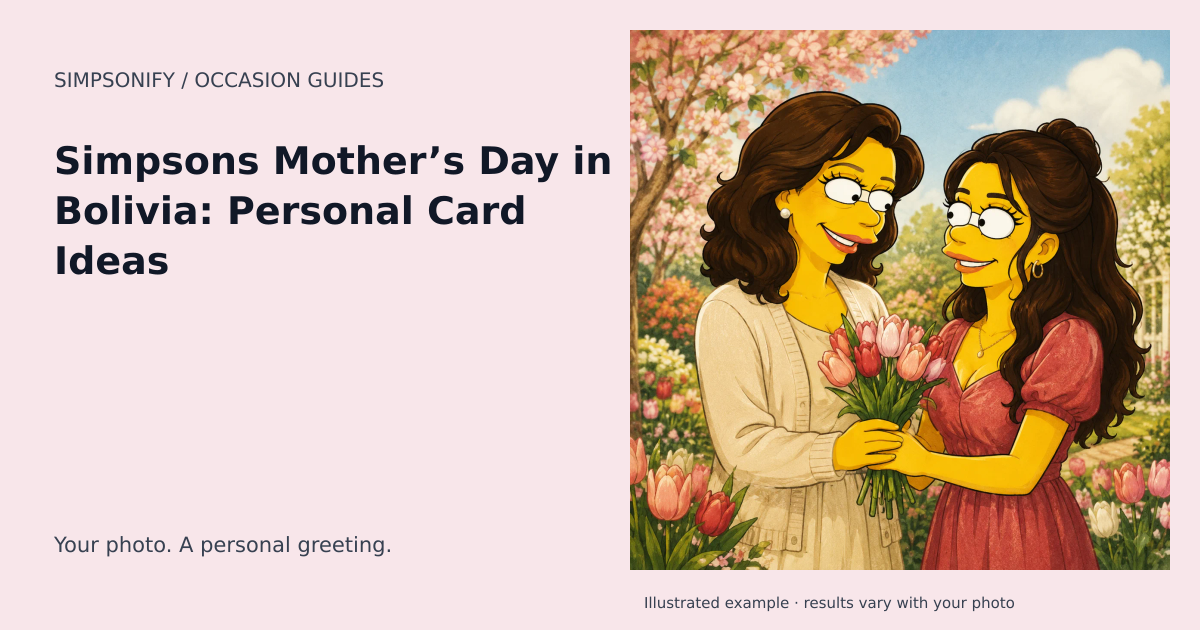 Guide cover: Simpsons Mother’s Day in Bolivia: Personal Card Ideas