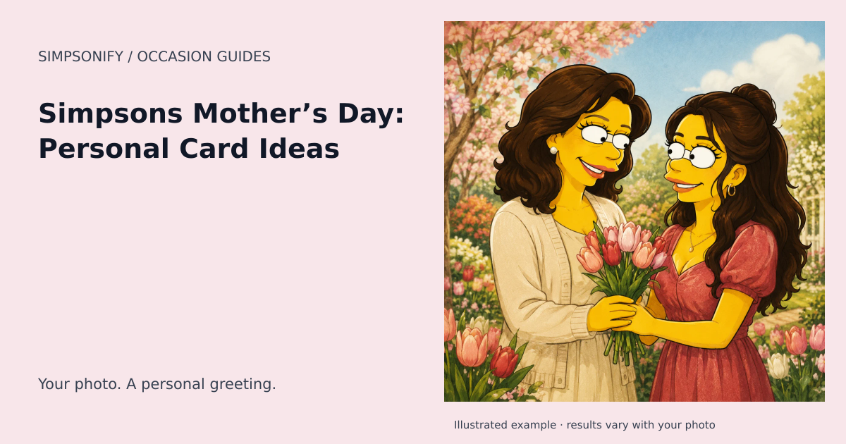 Guide cover: Simpsons Mother’s Day: Personal Card Ideas