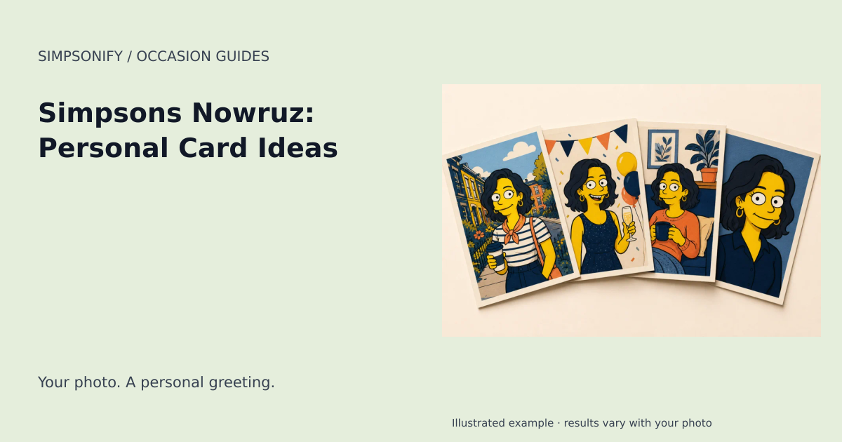 Guide cover: Simpsons Nowruz: Personal Card Ideas
