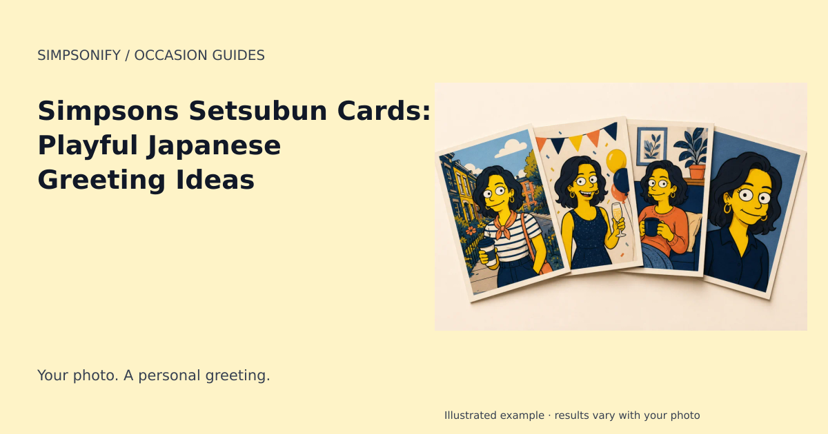 Guide cover: Simpsons Setsubun Cards: Playful Japanese Greeting Ideas