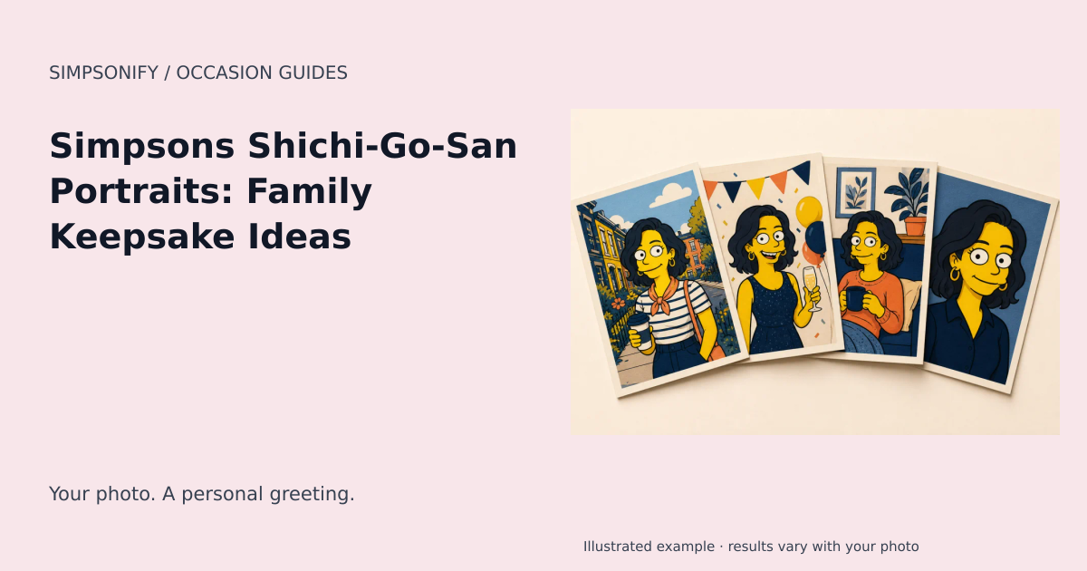 Guide cover: Simpsons Shichi-Go-San Portraits: Family Keepsake Ideas