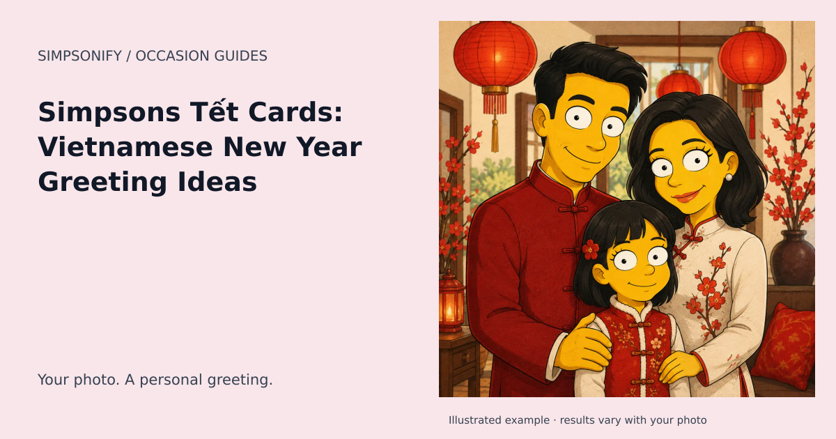 Guide cover: Simpsons Tết Cards: Vietnamese New Year Greeting Ideas
